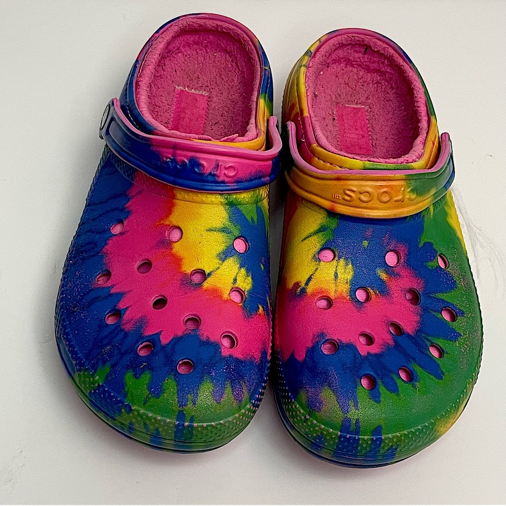 Crocs Sandals Unisex Tye and Die multicolor US M 10 W12